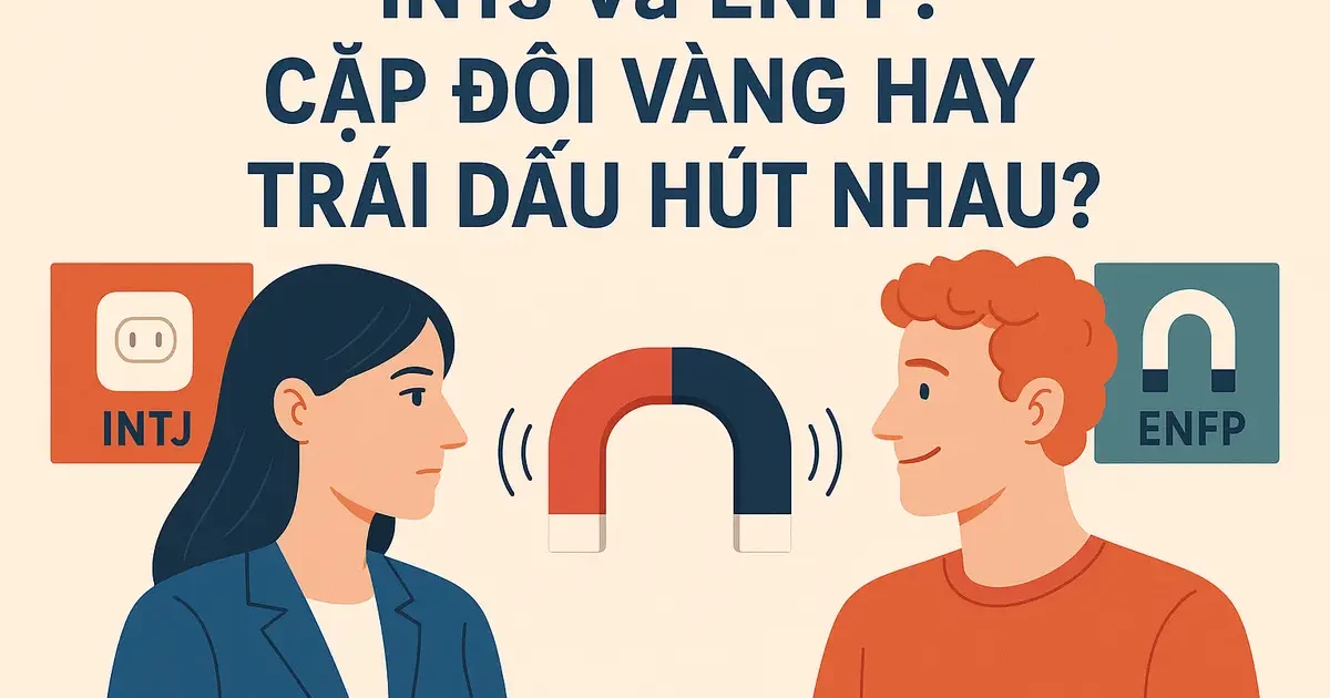 INTJ và ENFP: Cặp Đôi Vàng Hay Trái Dấu Hút Nhau?