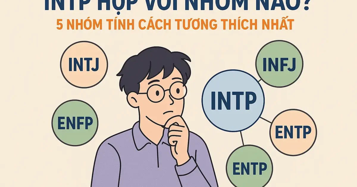 intp hợp với nhóm nào? 5 nhóm tính cách tương thích nhất