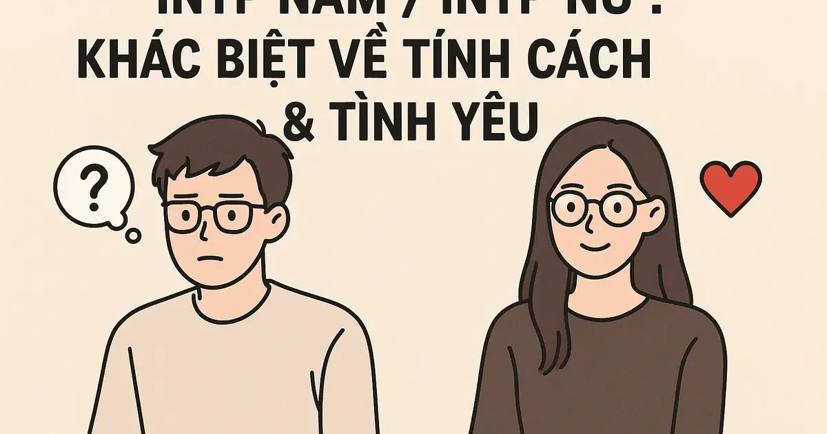 INTP Nam / INTP Nữ: Khác Biệt Về Tính Cách & Tình Yêu