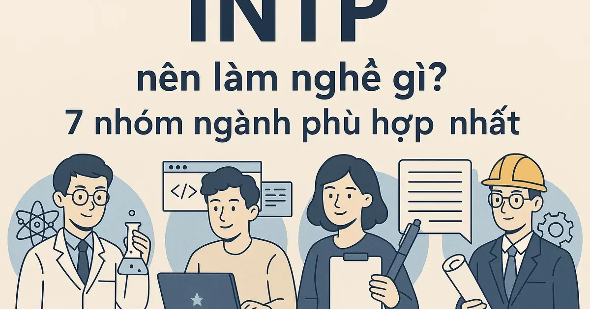 INTP nên làm nghề gì? 7 nhóm ngành phù hợp nhất