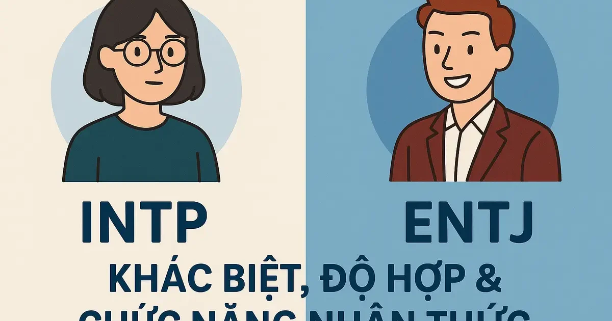 INTP và ENTJ: Khác Biệt, Độ Hợp & Chức Năng Nhận Thức