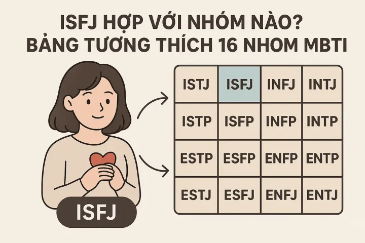 ISFJ Hợp Với Nhóm Nào? Bảng Tương Thích 16 Nhóm MBTI