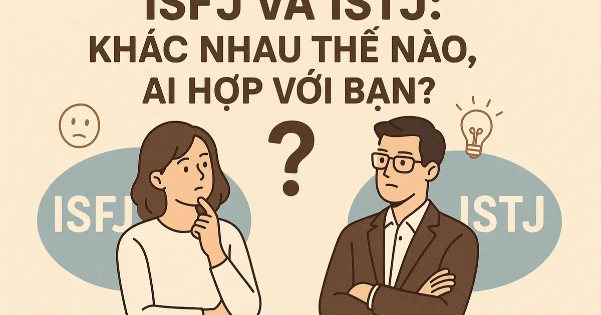 ISFJ Và ISTJ: Khác Nhau Thế Nào, Ai Hợp Với Bạn?