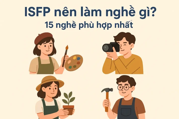 ISFP nên làm nghề gì? 15 nghề phù hợp nhất