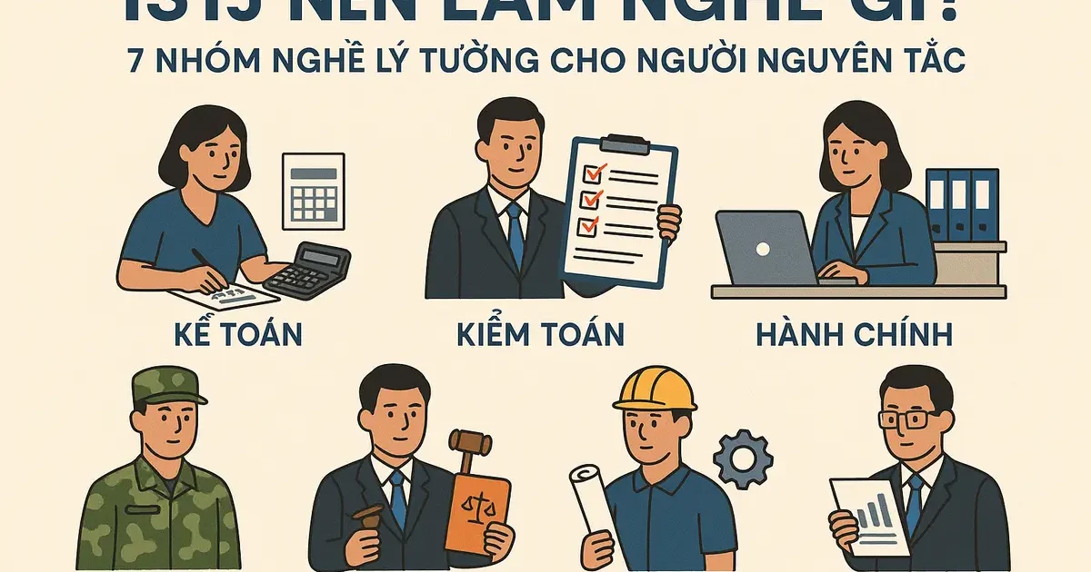 ISTJ nên làm nghề gì? 7 nhóm nghề lý tưởng cho người nguyên tắc