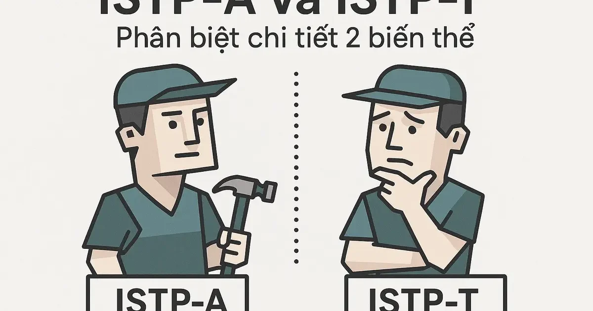 ISTP-A và ISTP-T: Phân biệt chi tiết 2 biến thể