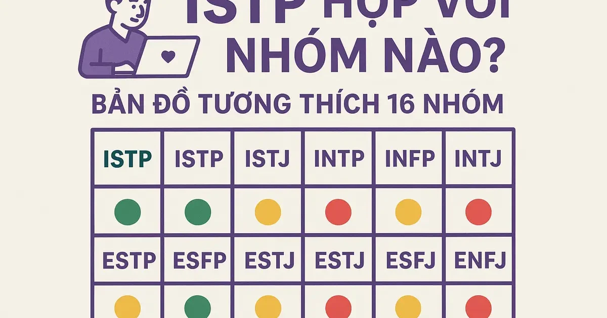 ISTP Hợp Với Nhóm Nào? Bản Đồ Tương Thích 16 Nhóm