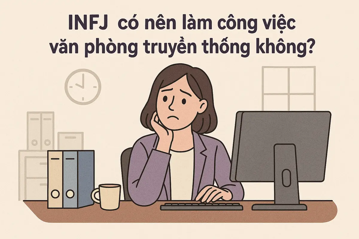 INFJ có nên làm công việc văn phòng truyền thống không?