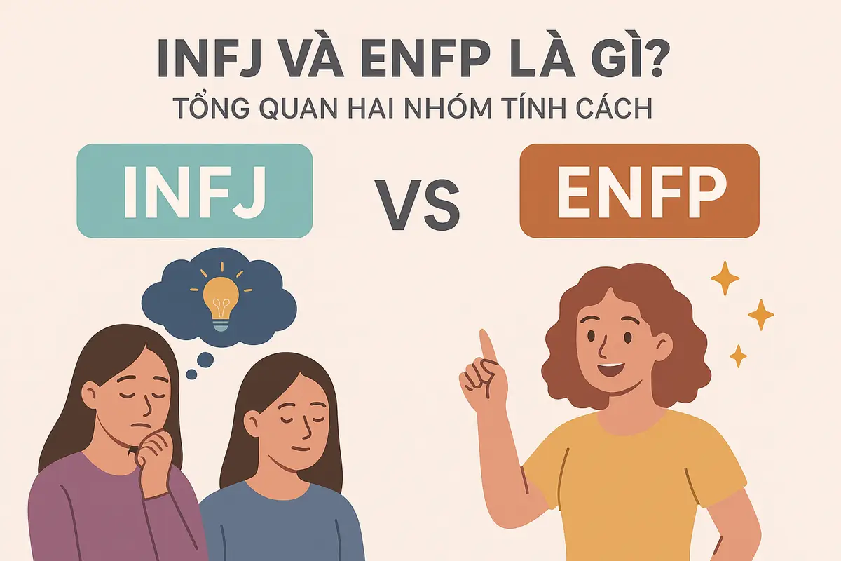INFJ và ENFP là gì? Tổng quan hai nhóm tính cách