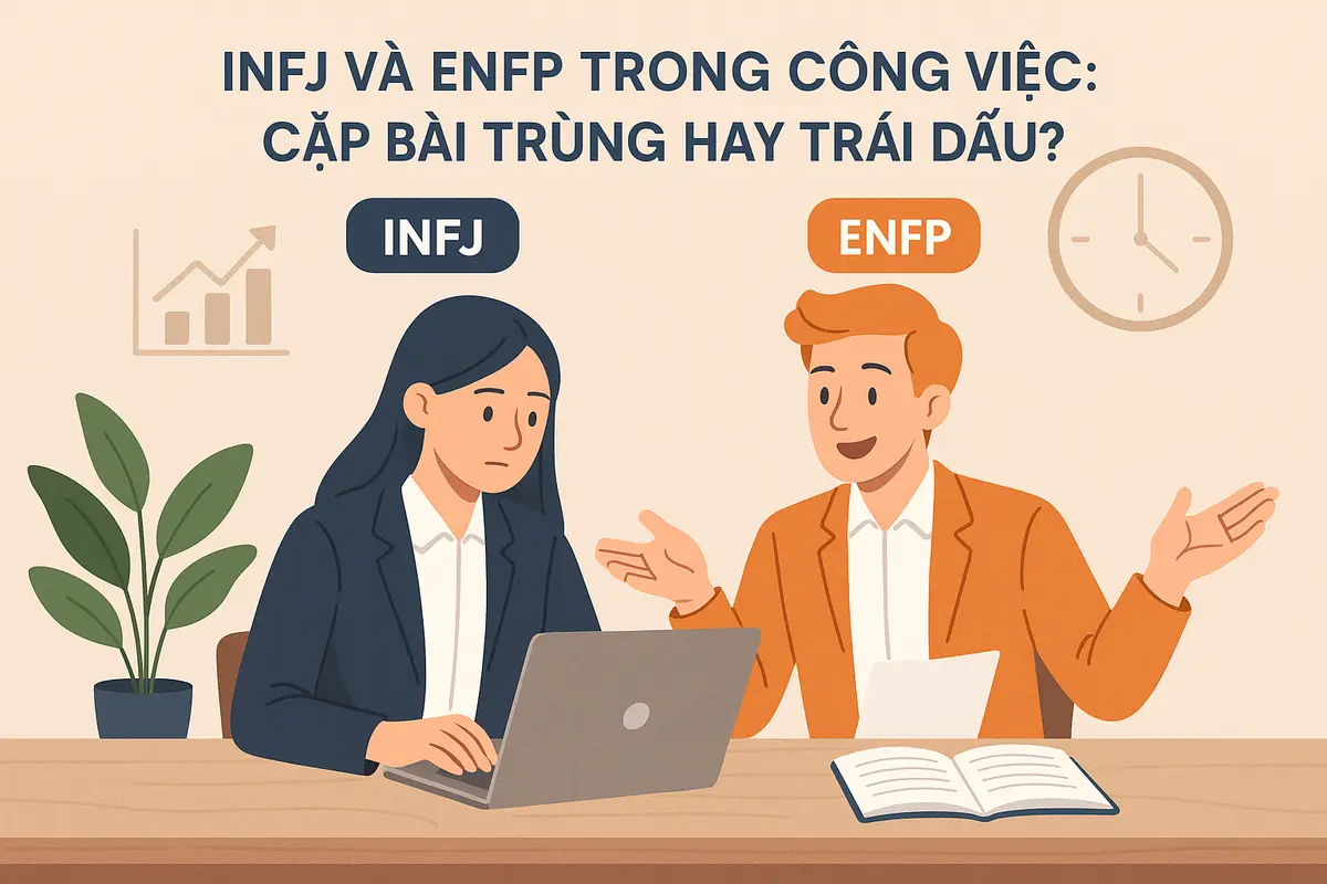 INFJ và ENFP trong công việc: cặp bài trùng hay trái dấu?