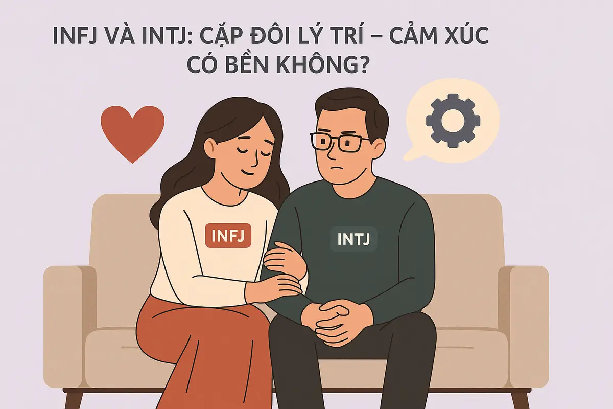 INFJ và INTJ: cặp đôi lý trí – cảm xúc có bền không?