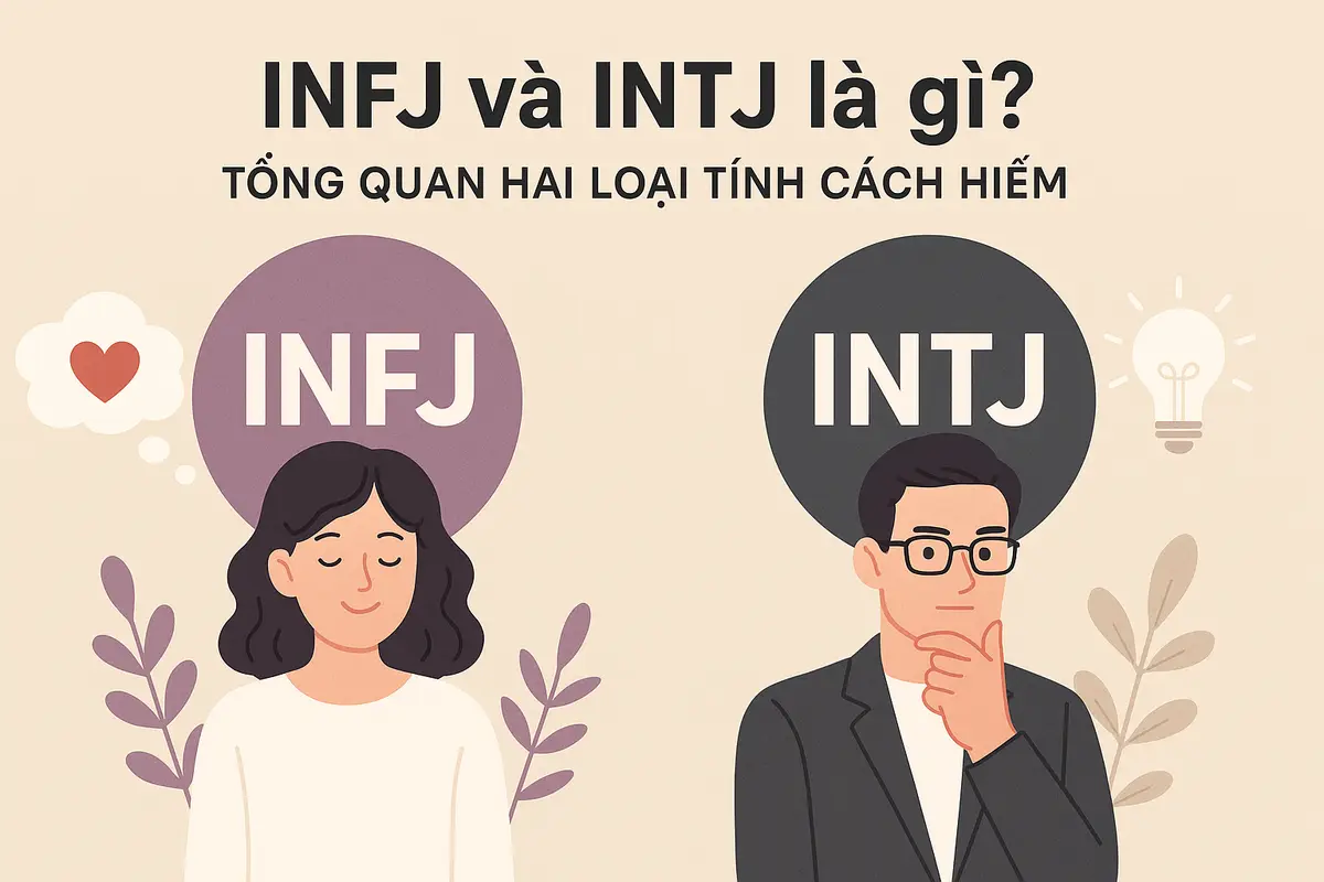 INFJ và INTJ là gì? Tổng quan hai loại tính cách hiếm