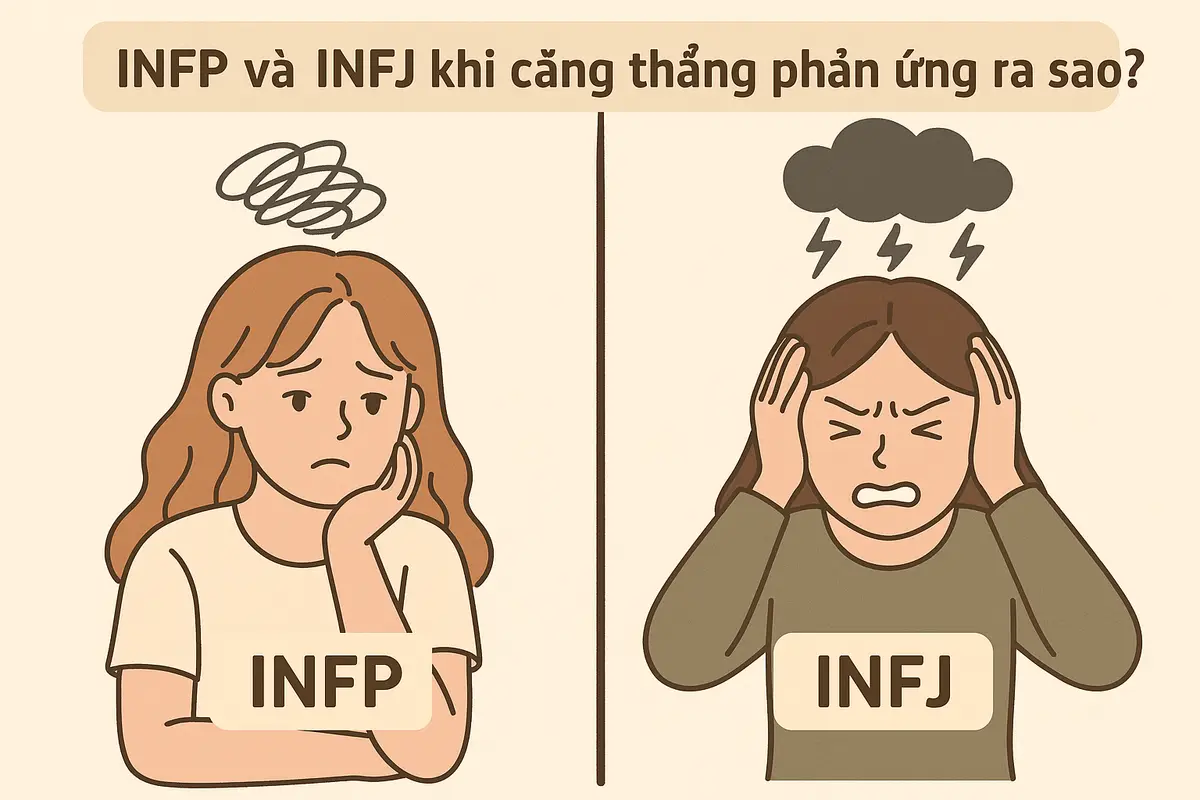INFP và INFJ khi căng thẳng phản ứng ra sao?