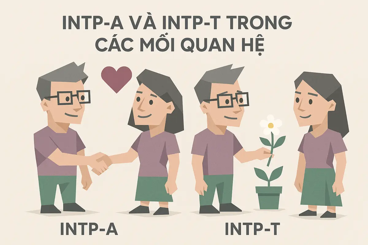 INTP-A và INTP-T trong các mối quan hệ