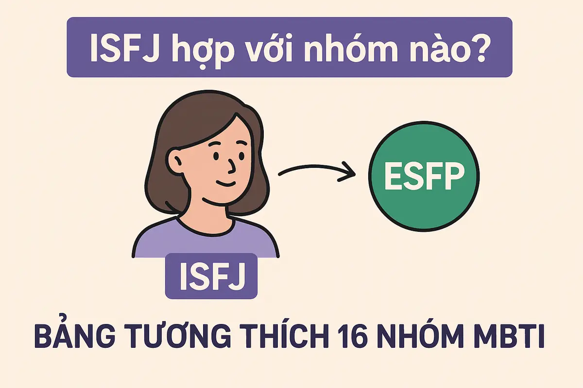 ISFJ hợp với nhóm nào nhất trong 16 nhóm MBTI?