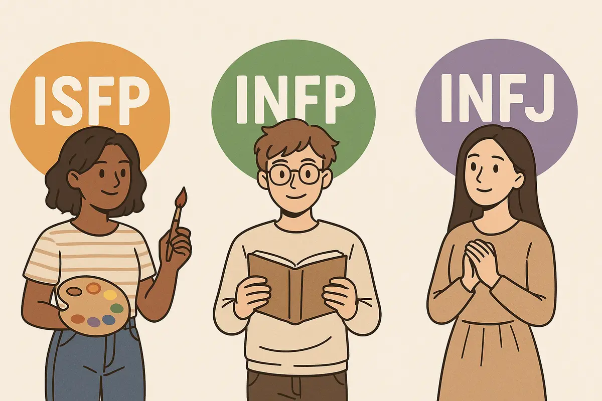 So sánh ISFP với INFP và INFJ