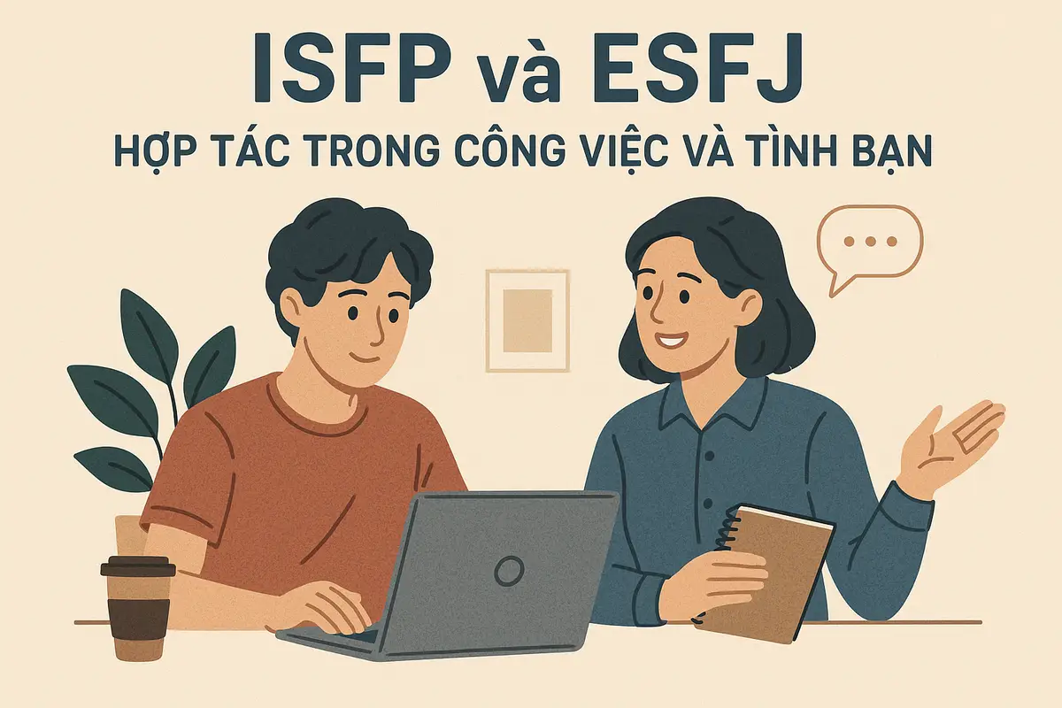 ISFP và ESFJ hợp tác trong công việc và tình bạn thế nào?