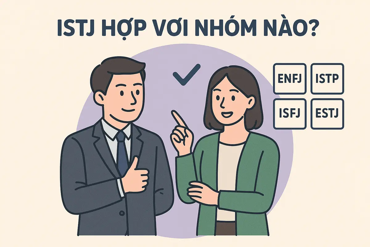 ISTJ hợp với nhóm nào nhất trong 16 tính cách MBTI?