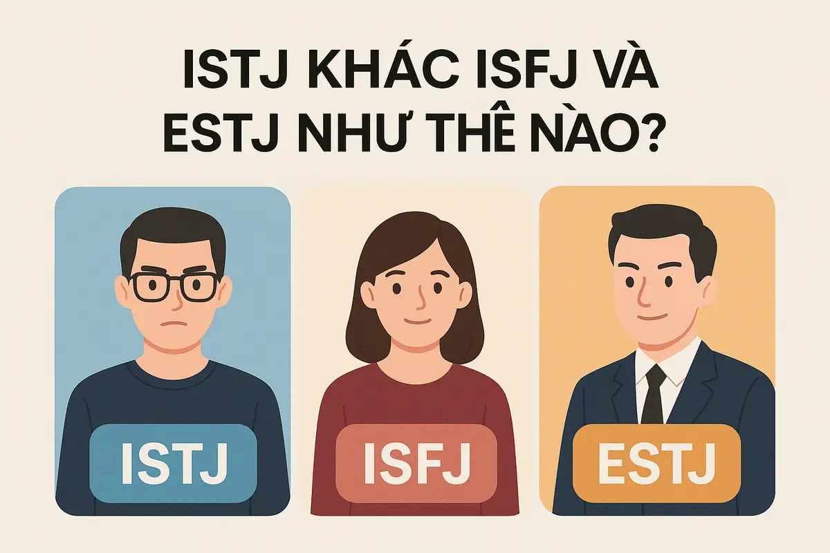 ISTJ khác ISFJ và ESTJ như thế nào?