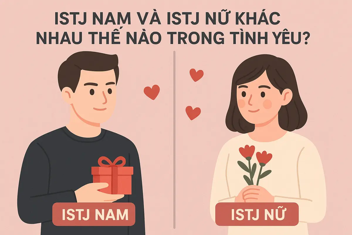 ISTJ nam và ISTJ nữ khác nhau thế nào trong tình yêu?