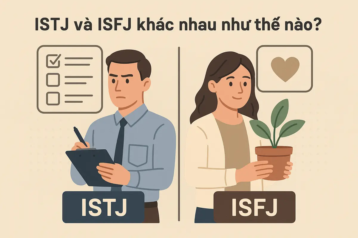 ISTJ và ISFJ khác nhau như thế nào?