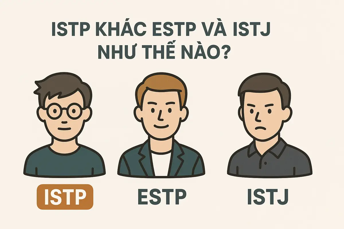 ISTP khác ESTP và ISTJ như thế nào?