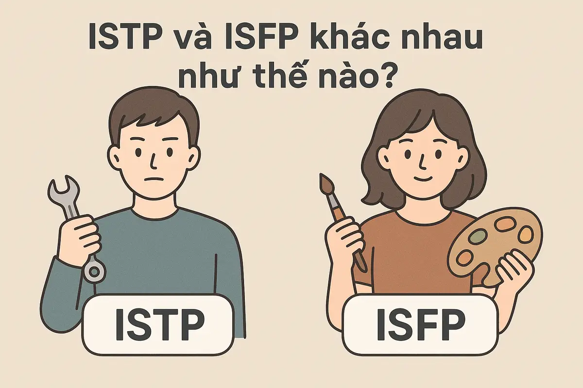 ISTP và ISFP khác nhau như thế nào?