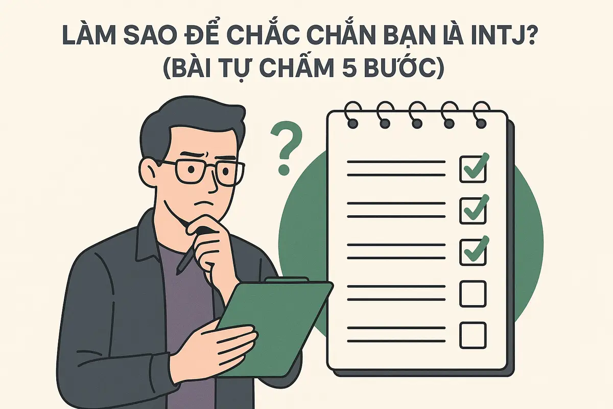 Làm sao để chắc chắn bạn là INTJ? (bài tự chấm 5 bước)