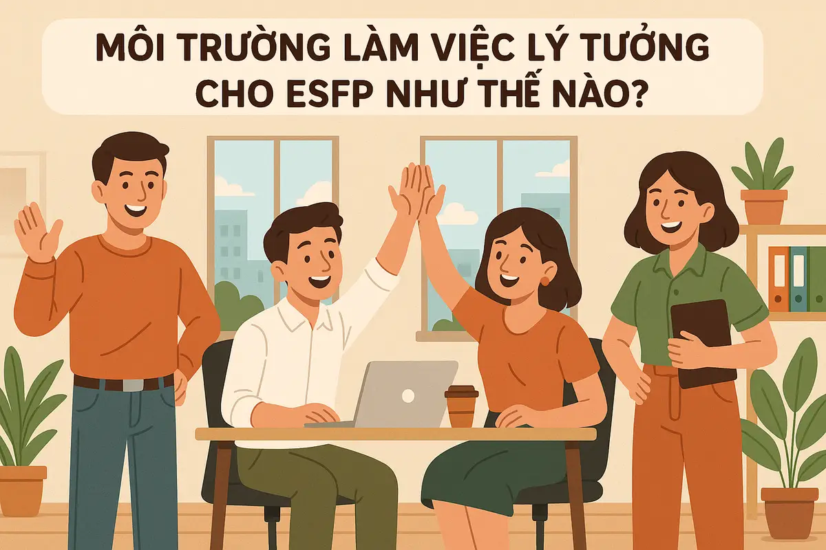 Môi trường làm việc lý tưởng cho ESFP như thế nào?