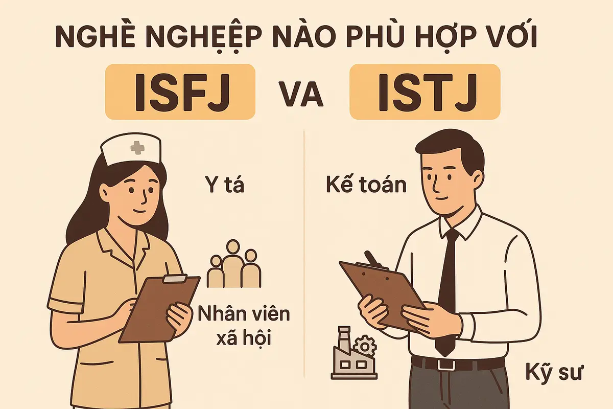 Nghề nghiệp nào phù hợp với ISFJ và ISTJ?