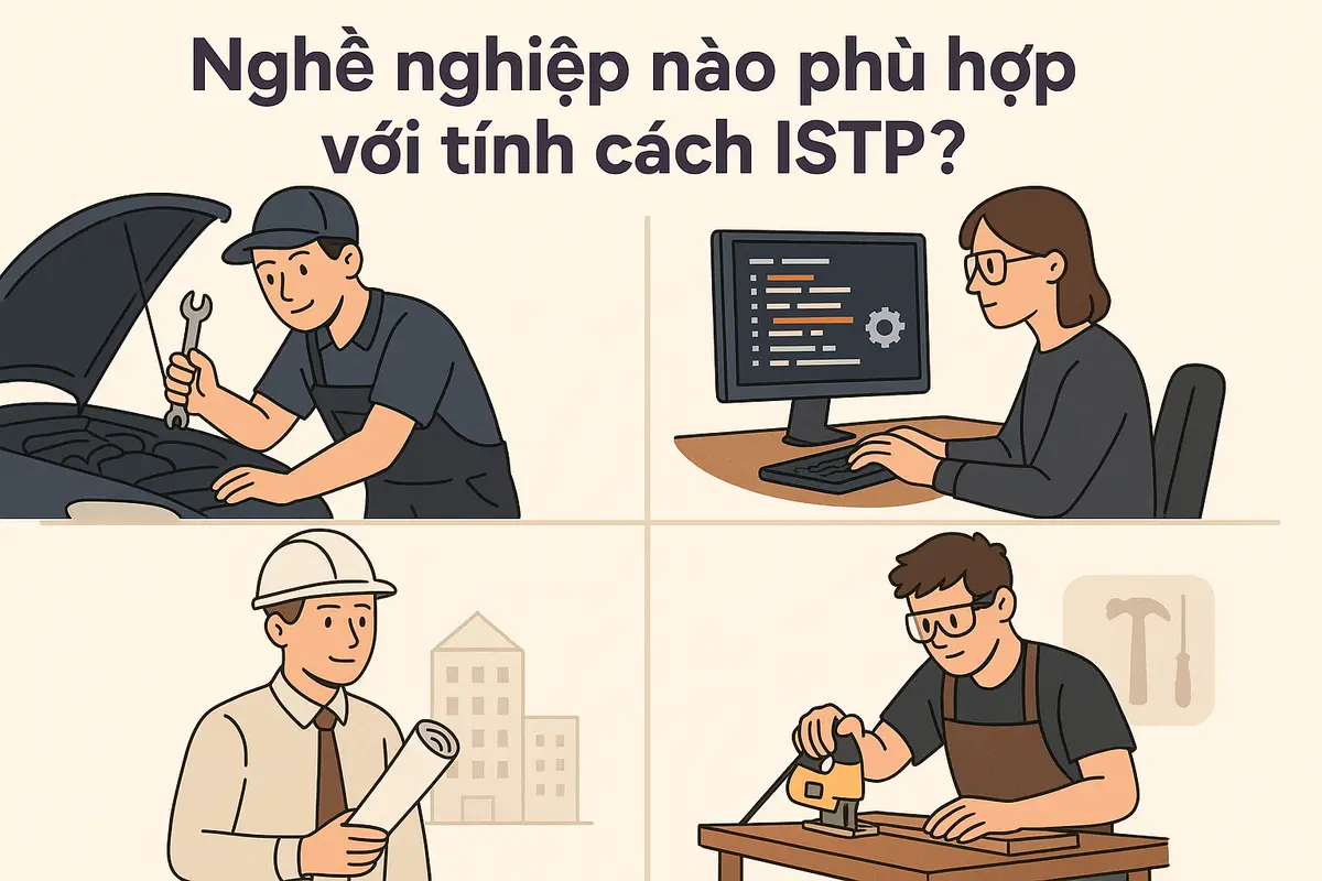 Nghề nghiệp nào phù hợp với tính cách ISTP?