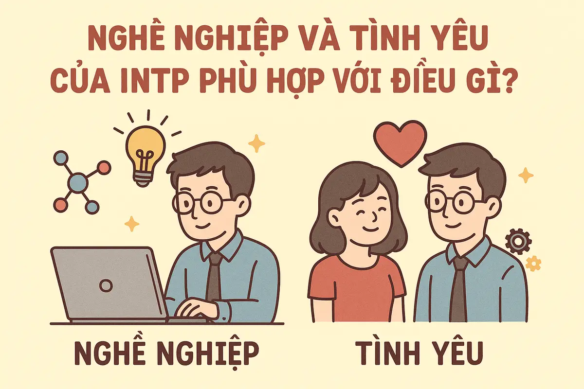 Nghề nghiệp và tình yêu của INTP phù hợp với điều gì?