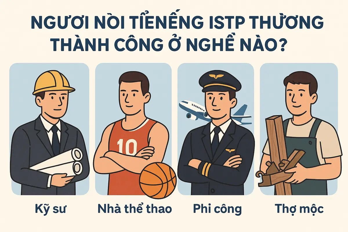 Người nổi tiếng ISTP thường thành công ở nghề nào?