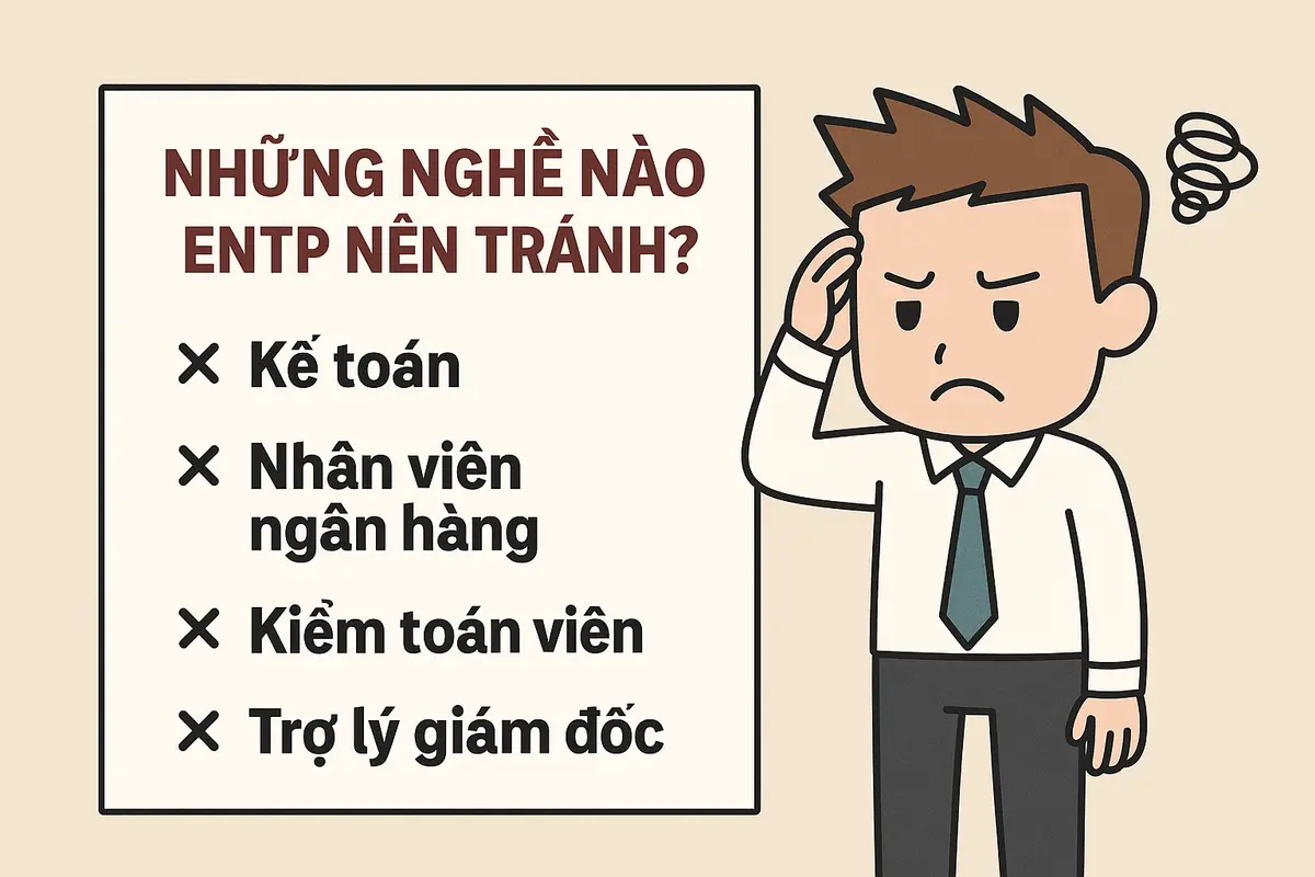 Những nghề nào ENTP nên tránh?