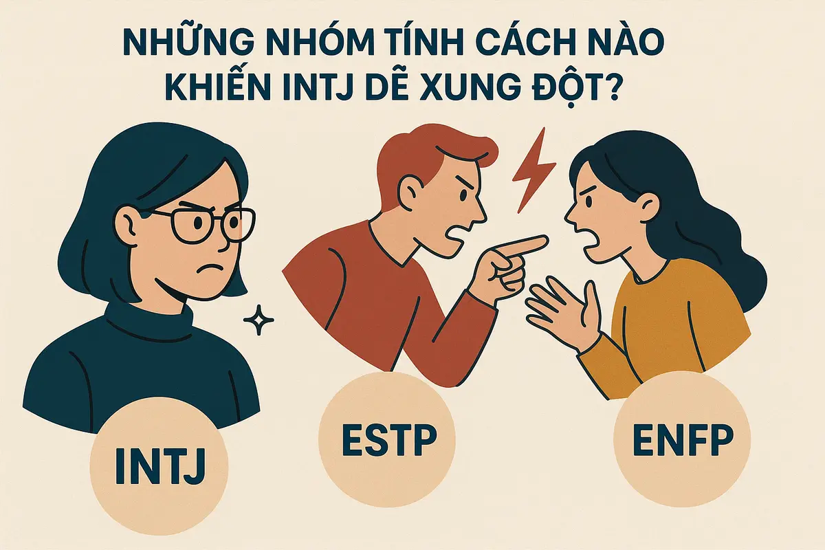 Những nhóm tính cách nào khiến INTJ dễ xung đột?