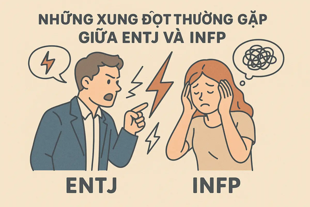 Những xung đột thường gặp giữa ENTJ và INFP