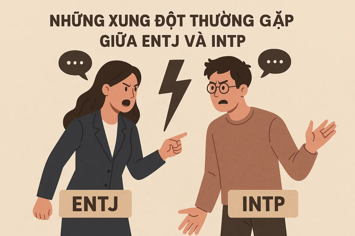 Những xung đột thường gặp giữa ENTJ và INTP