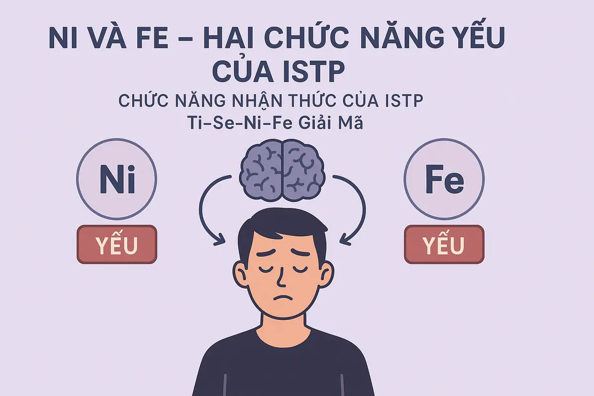 Ni và Fe – hai chức năng yếu của ISTP là gì?