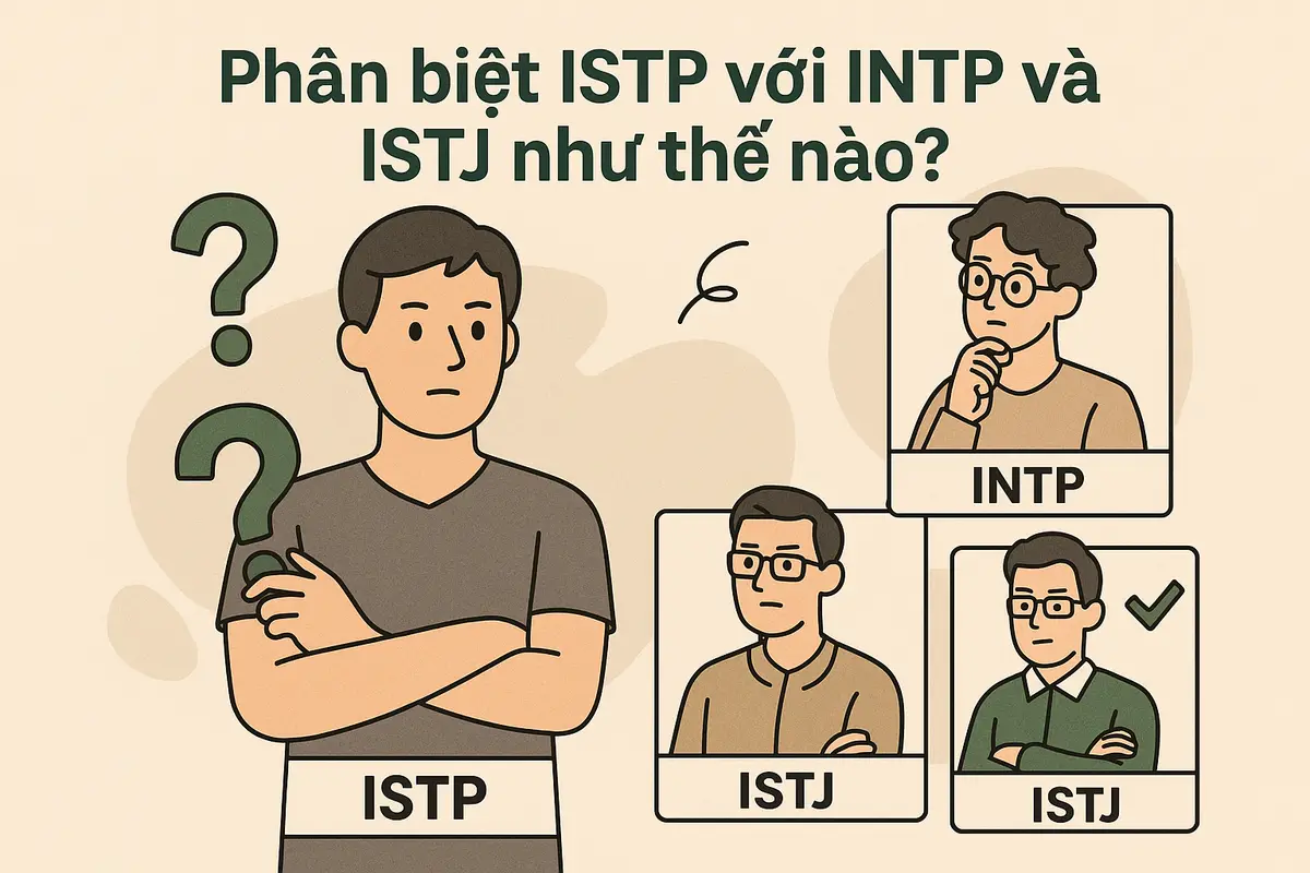 Phân biệt ISTP với INTP và ISTJ như thế nào?