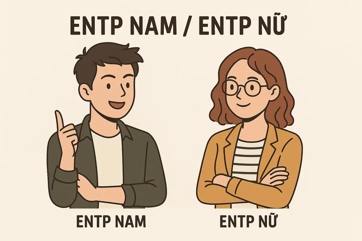 So sánh entp nam / entp nữ khác nhau ở điểm nào?