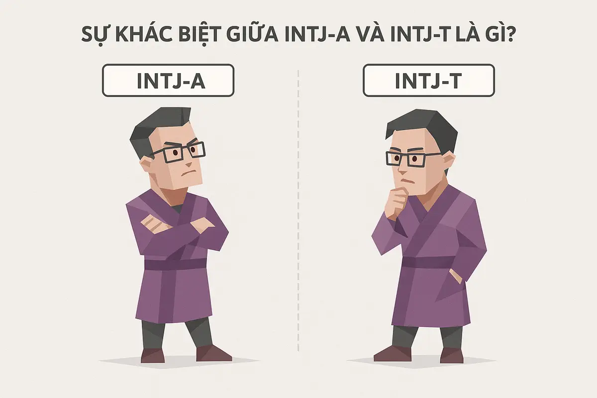 Sự khác biệt giữa intj-a và intj-t là gì?