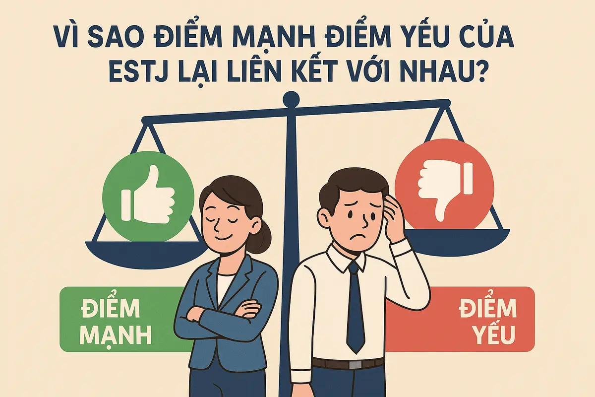 Vì sao điểm mạnh điểm yếu của ESTJ lại liên kết với nhau?